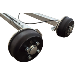 Оси резино-жгутовые тандем 2700 кг с тормозом