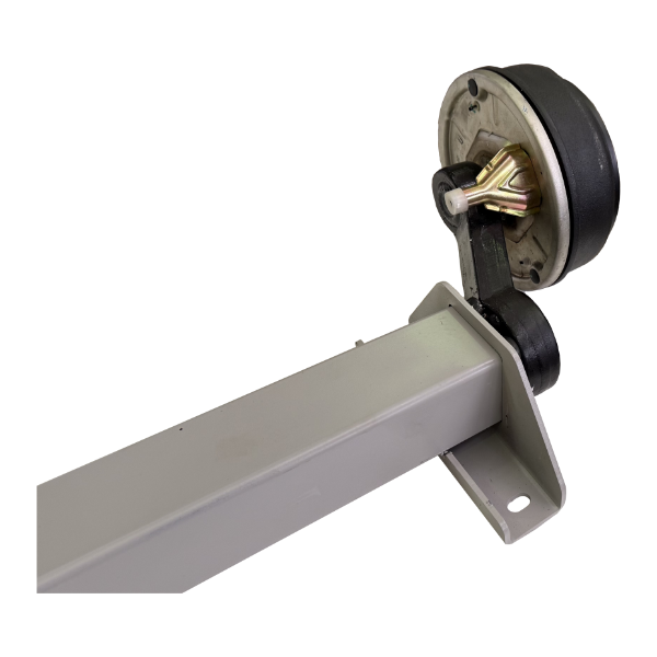 Ось резино-жгутовая 1350 кг с тормозом