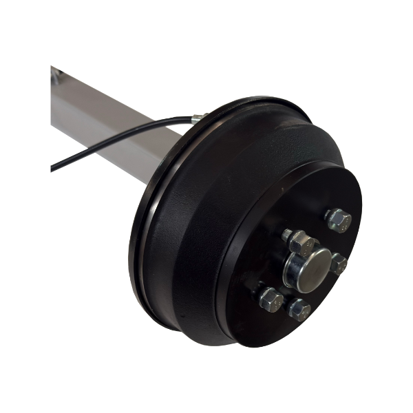 Ось резино-жгутовая 1800 кг с тормозом