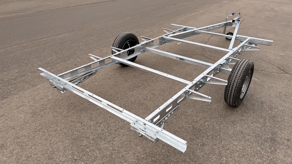 Облегчённое болтовое шасси (рама) для прицепов до 750 кг