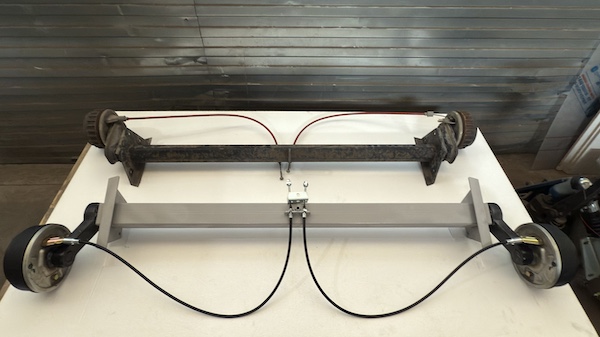 Изготовление новой оси для автодома