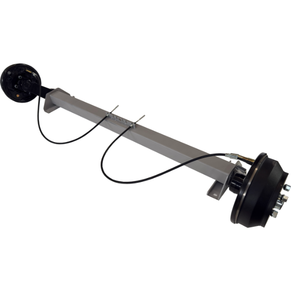 Ось резино-жгутовая 1800 кг с тормозом