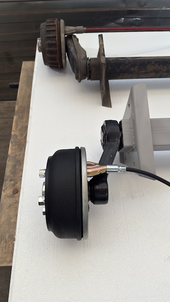 Изготовление новой оси для автодома