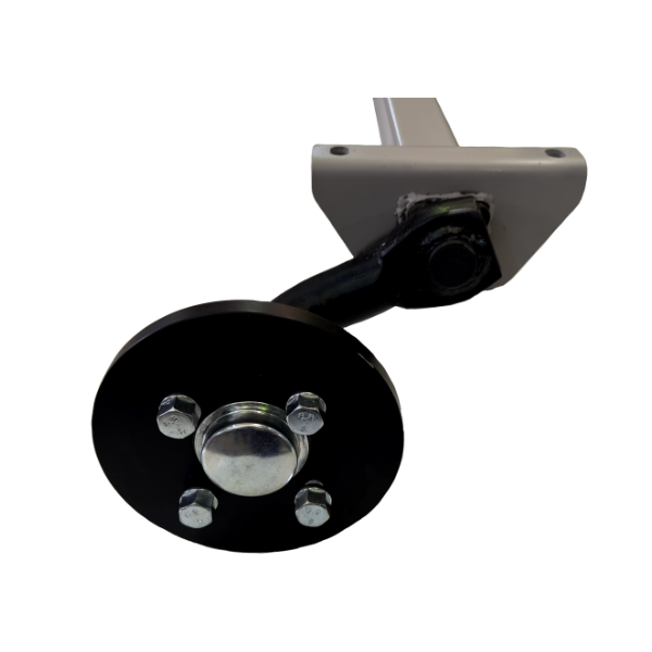 Ось резино-жгутовая 750 кг без тормоза